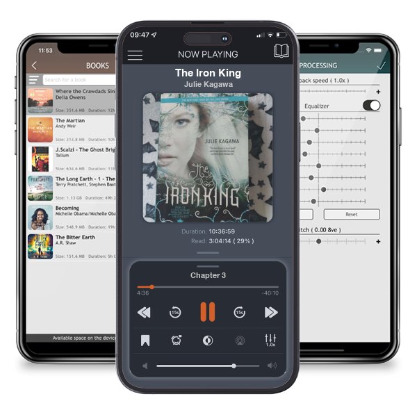 Download fo free audiobook The Iron King by Julie Kagawa and listen anywhere on your iOS devices in the ListenBook app.