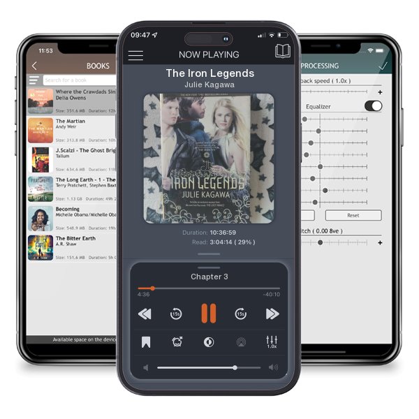 Download fo free audiobook The Iron Legends by Julie Kagawa and listen anywhere on your iOS devices in the ListenBook app.