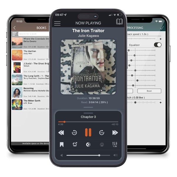 Download fo free audiobook The Iron Traitor by Julie Kagawa and listen anywhere on your iOS devices in the ListenBook app.