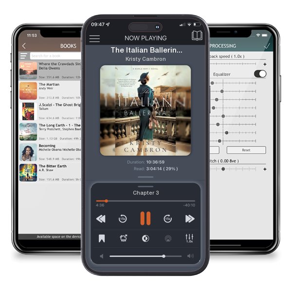 Download fo free audiobook The Italian Ballerina: A World War II Novel by Kristy Cambron and listen anywhere on your iOS devices in the ListenBook app.