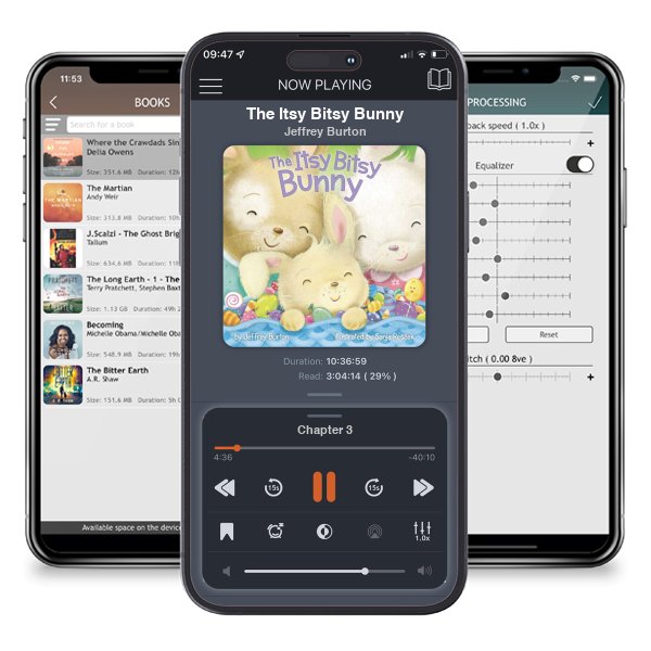 Download fo free audiobook The Itsy Bitsy Bunny by Jeffrey Burton and listen anywhere on your iOS devices in the ListenBook app.
