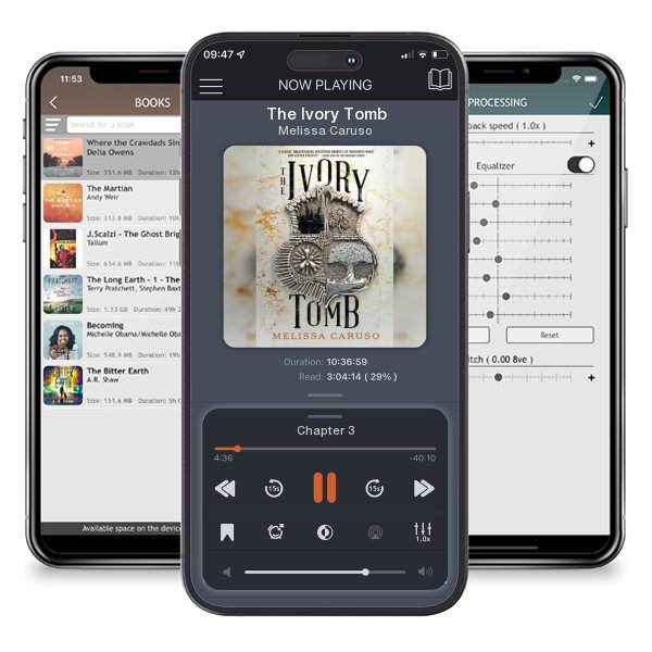 Download fo free audiobook The Ivory Tomb by Melissa Caruso and listen anywhere on your iOS devices in the ListenBook app.