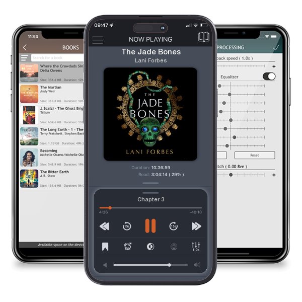 Download fo free audiobook The Jade Bones by Lani Forbes and listen anywhere on your iOS devices in the ListenBook app.