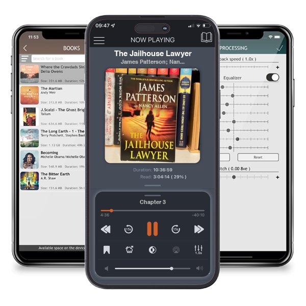 Download fo free audiobook The Jailhouse Lawyer by James Patterson; Nancy Allen and listen anywhere on your iOS devices in the ListenBook app.