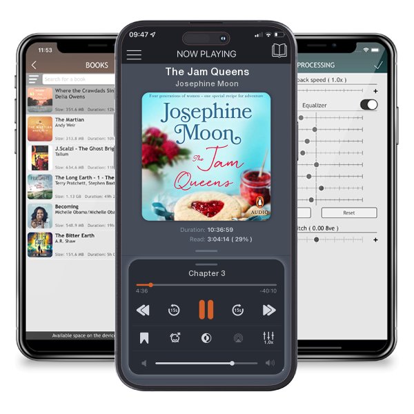 Download fo free audiobook The Jam Queens by Josephine Moon and listen anywhere on your iOS devices in the ListenBook app.