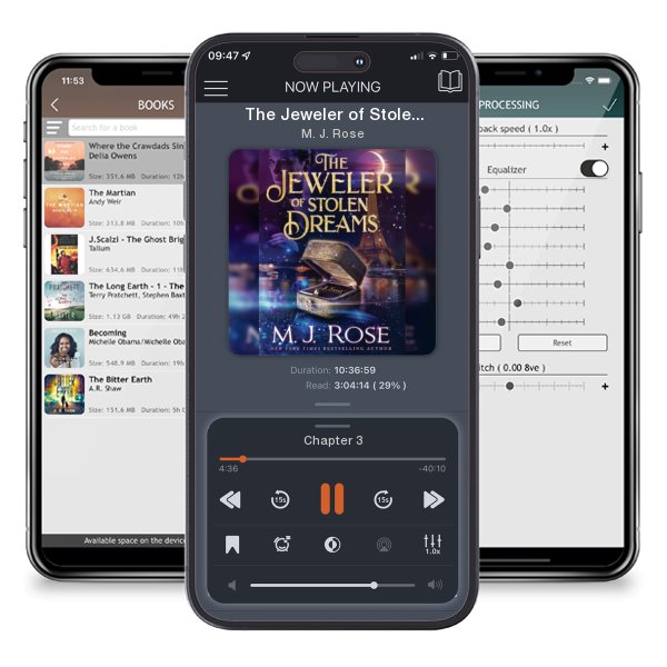 Download fo free audiobook The Jeweler of Stolen Dreams by M. J. Rose and listen anywhere on your iOS devices in the ListenBook app.