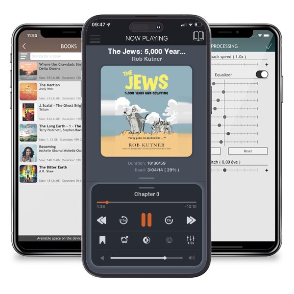 Download fo free audiobook The Jews: 5,000 Years and Counting by Rob Kutner and listen anywhere on your iOS devices in the ListenBook app.