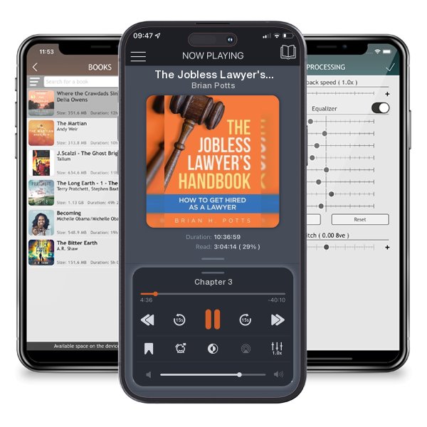 Download fo free audiobook The Jobless Lawyer's Handbook: How to Get Hired as a Lawyer by Brian Potts and listen anywhere on your iOS devices in the ListenBook app.