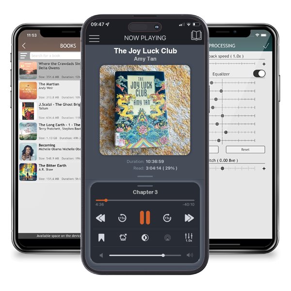 Download fo free audiobook The Joy Luck Club by Amy Tan and listen anywhere on your iOS devices in the ListenBook app.