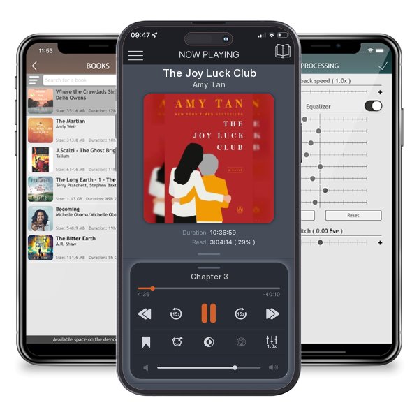 Download fo free audiobook The Joy Luck Club by Amy Tan and listen anywhere on your iOS devices in the ListenBook app.