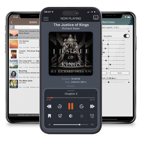 Download fo free audiobook The Justice of Kings by Richard Swan and listen anywhere on your iOS devices in the ListenBook app.
