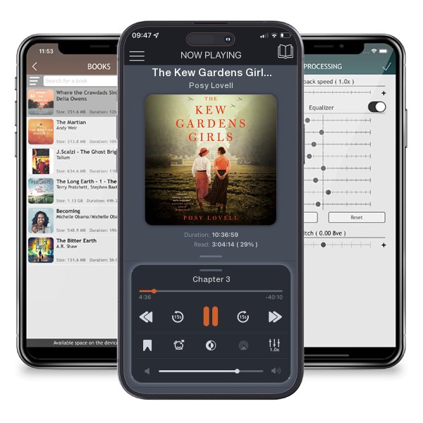 Download fo free audiobook The Kew Gardens Girls by Posy Lovell and listen anywhere on your iOS devices in the ListenBook app.