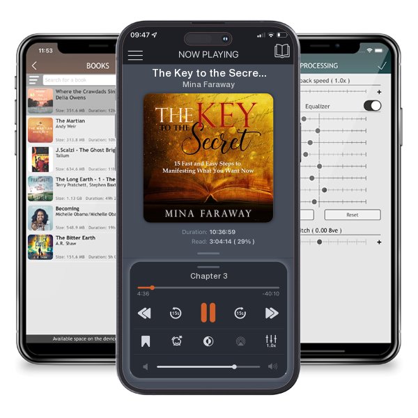 Download fo free audiobook The Key to the Secret: 15 Fast and Easy Steps to Manifesting What You Want Now by Mina Faraway and listen anywhere on your iOS devices in the ListenBook app.