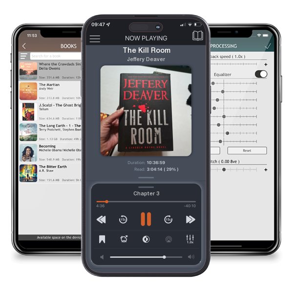 Download fo free audiobook The Kill Room by Jeffery Deaver and listen anywhere on your iOS devices in the ListenBook app.