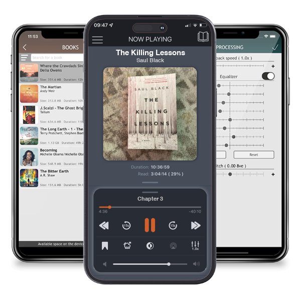 Download fo free audiobook The Killing Lessons by Saul Black and listen anywhere on your iOS devices in the ListenBook app.