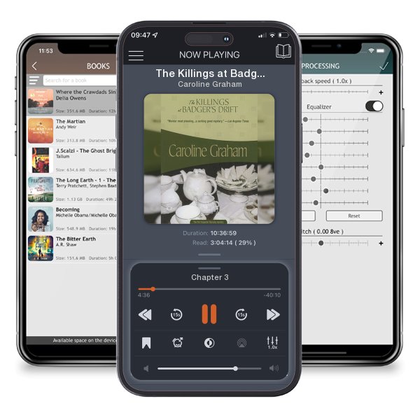 Download fo free audiobook The Killings at Badger's Drift by Caroline Graham and listen anywhere on your iOS devices in the ListenBook app.