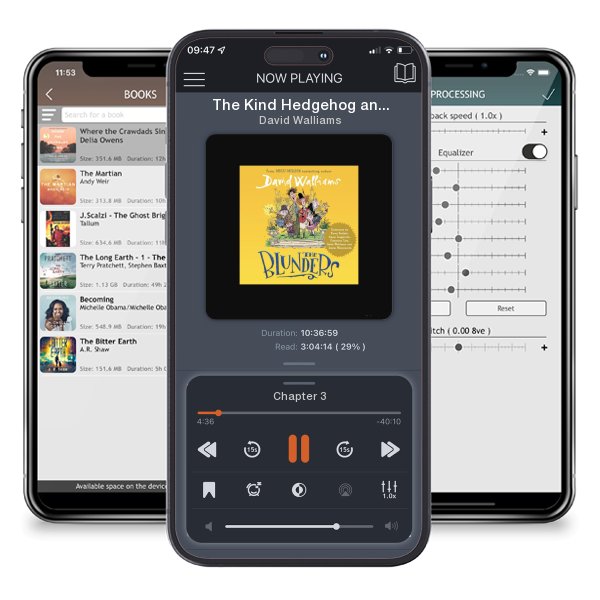 Download fo free audiobook The Kind Hedgehog and The Prickly Squirrel by David Walliams and listen anywhere on your iOS devices in the ListenBook app.