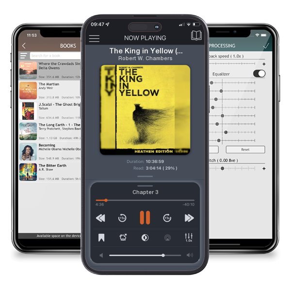Download fo free audiobook The King in Yellow (Heathen Edition) by Robert W. Chambers and listen anywhere on your iOS devices in the ListenBook app.
