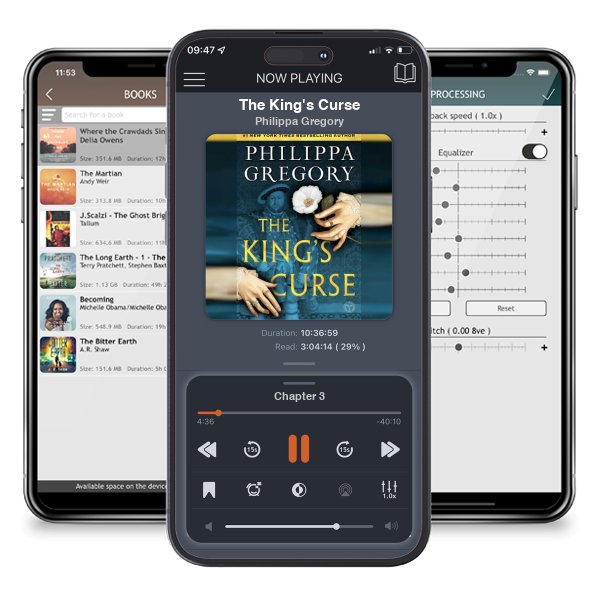 Download fo free audiobook The King\'s Curse by Philippa Gregory and listen anywhere on your iOS devices in the ListenBook app.