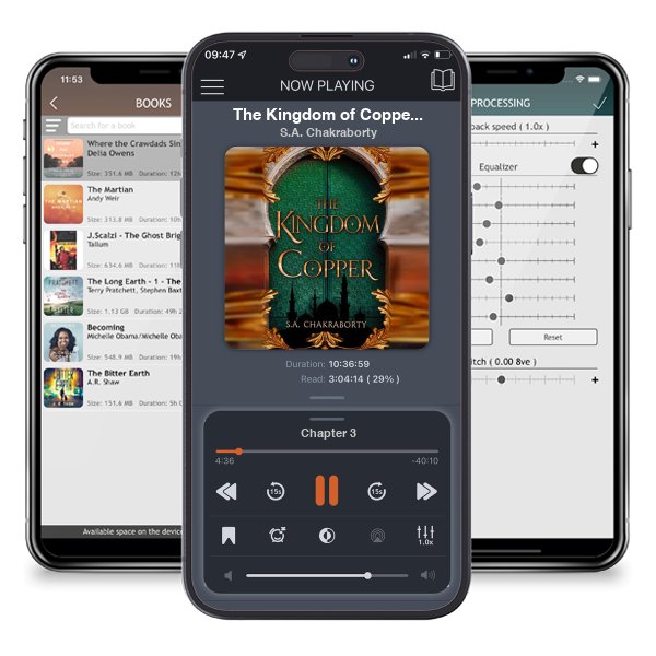 Download fo free audiobook The Kingdom of Copper (The Daevabad Trilogy, #2) by S.A. Chakraborty and listen anywhere on your iOS devices in the ListenBook app.