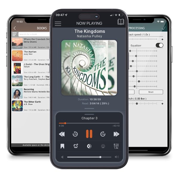 Download fo free audiobook The Kingdoms by Natasha Pulley and listen anywhere on your iOS devices in the ListenBook app.