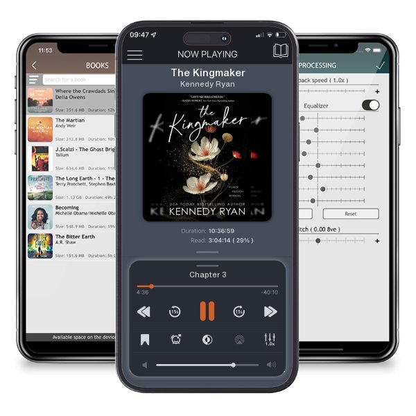 Download fo free audiobook The Kingmaker by Kennedy Ryan and listen anywhere on your iOS devices in the ListenBook app.