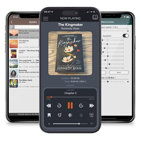 Download fo free audiobook The Kingmaker by Kennedy Ryan and listen anywhere on your iOS devices in the ListenBook app.