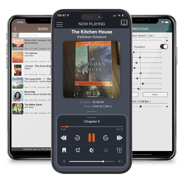 Download fo free audiobook The Kitchen House by Kathleen Grissom and listen anywhere on your iOS devices in the ListenBook app.