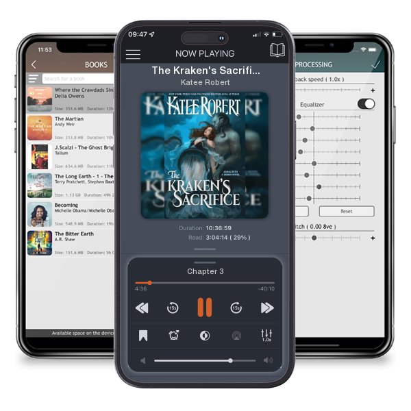 Download fo free audiobook The Kraken's Sacrifice by Katee Robert and listen anywhere on your iOS devices in the ListenBook app.