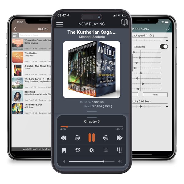 Download fo free audiobook The Kurtherian Saga Boxed Set Two: Kurtherian Gambit Books 12-21 + Kurtherian Endgame Book 1 (The Kurtherian Saga Boxed Sets 2) by Michael Anderle and listen anywhere on your iOS devices in the ListenBook app.