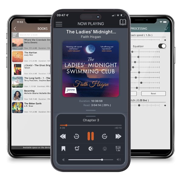 Download fo free audiobook The Ladies' Midnight Swimming Club by Faith Hogan and listen anywhere on your iOS devices in the ListenBook app.