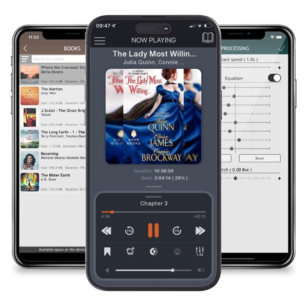 Download fo free audiobook The Lady Most Willing...: A Novel in Three Parts by Julia Quinn, Connie Brockway, et al. and listen anywhere on your iOS devices in the ListenBook app.