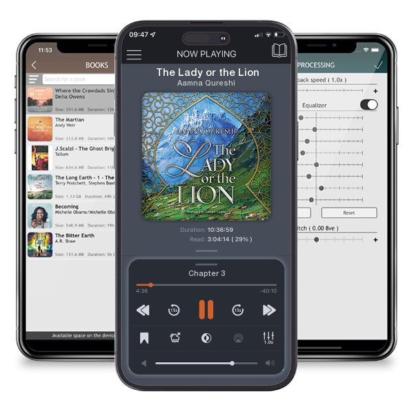 Download fo free audiobook The Lady or the Lion by Aamna Qureshi and listen anywhere on your iOS devices in the ListenBook app.