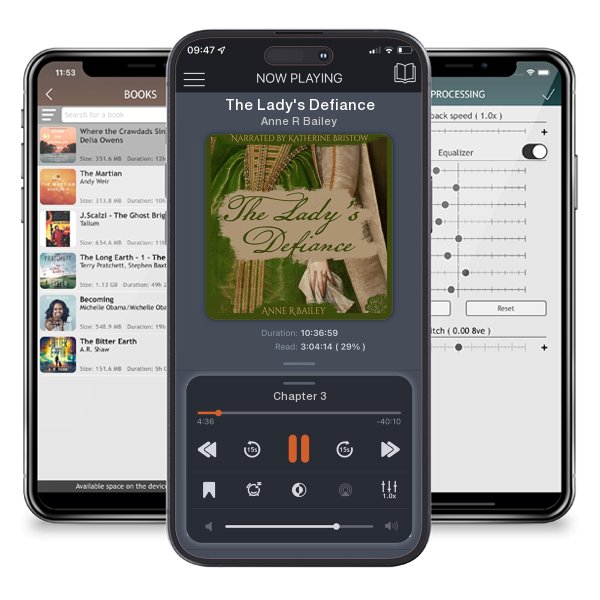 Download fo free audiobook The Lady's Defiance by Anne R Bailey and listen anywhere on your iOS devices in the ListenBook app.