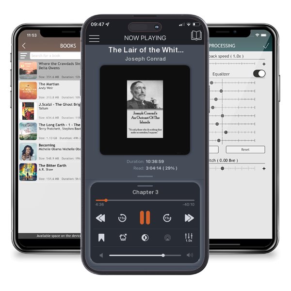 Download fo free audiobook The Lair of the White Worm by Joseph Conrad and listen anywhere on your iOS devices in the ListenBook app.