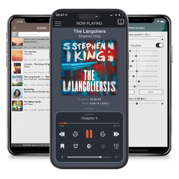 Download fo free audiobook The Langoliers by Stephen King and listen anywhere on your iOS devices in the ListenBook app.