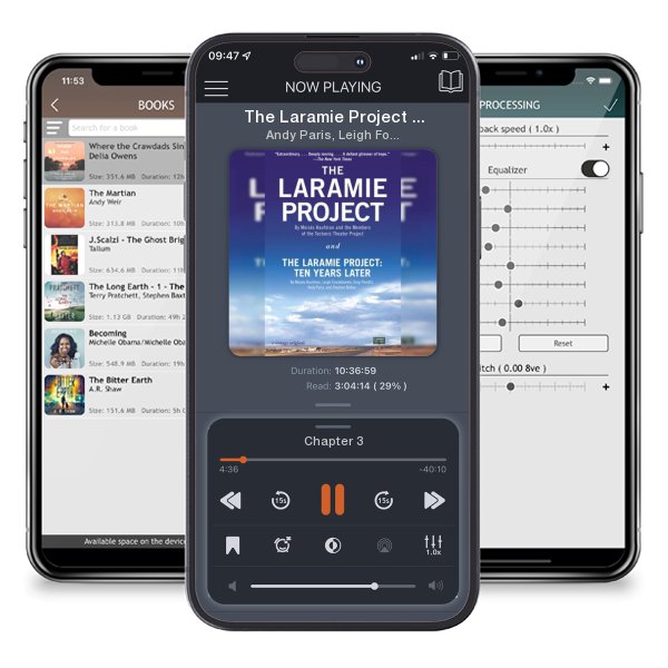 Download fo free audiobook The Laramie Project and the Laramie Project: Ten Years Later by Andy Paris, Leigh Fondakowski, et al. and listen anywhere on your iOS devices in the ListenBook app.