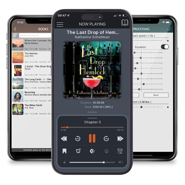 Download fo free audiobook The Last Drop of Hemlock: A Mystery by Katharine Schellman and listen anywhere on your iOS devices in the ListenBook app.