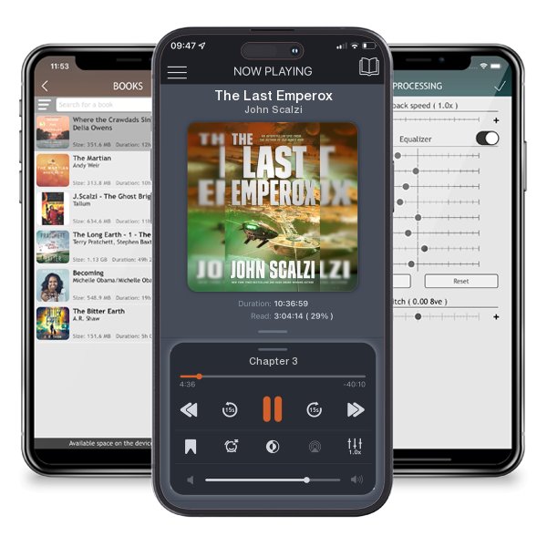 Download fo free audiobook The Last Emperox by John Scalzi and listen anywhere on your iOS devices in the ListenBook app.