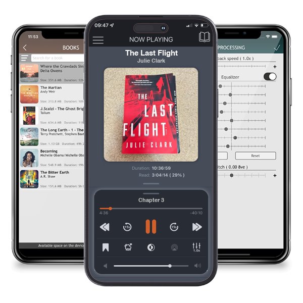 Download fo free audiobook The Last Flight by Julie Clark and listen anywhere on your iOS devices in the ListenBook app.