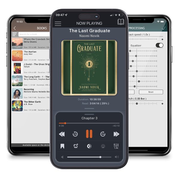 Download fo free audiobook The Last Graduate by Naomi Novik and listen anywhere on your iOS devices in the ListenBook app.