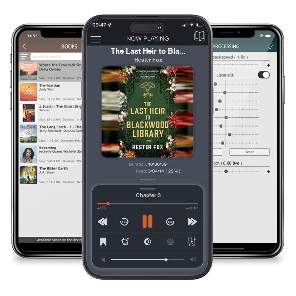 Download fo free audiobook The Last Heir to Blackwood Library by Hester Fox and listen anywhere on your iOS devices in the ListenBook app.