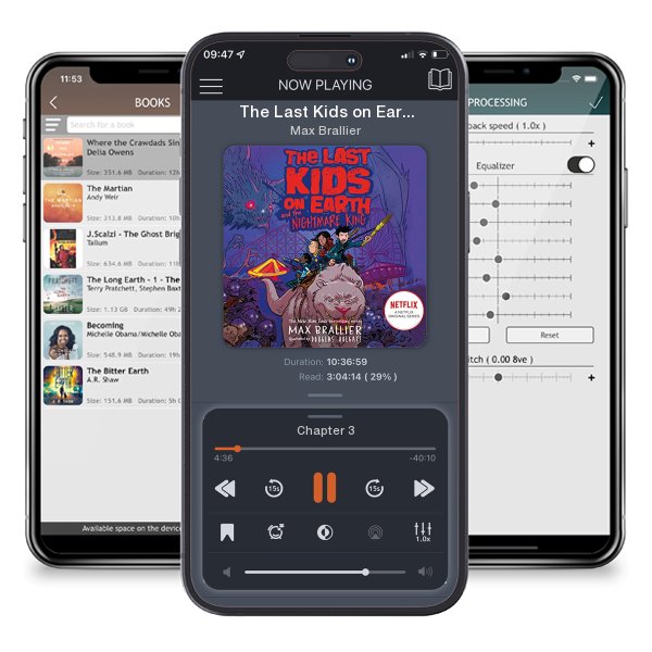Download fo free audiobook The Last Kids on Earth and the Nightmare King by Max Brallier and listen anywhere on your iOS devices in the ListenBook app.