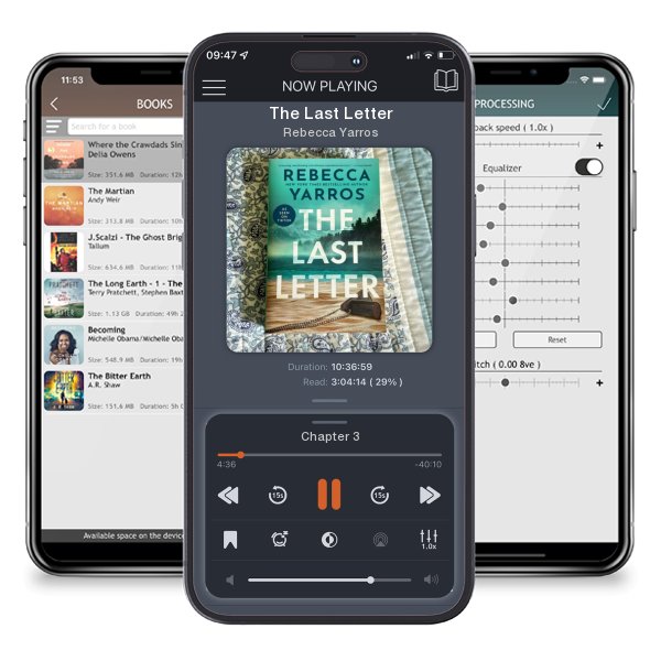 Download fo free audiobook The Last Letter by Rebecca Yarros and listen anywhere on your iOS devices in the ListenBook app.