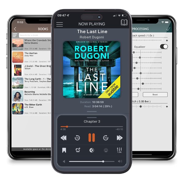 Download fo free audiobook The Last Line by Robert Dugoni and listen anywhere on your iOS devices in the ListenBook app.