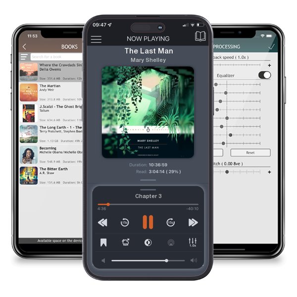 Download fo free audiobook The Last Man by Mary Shelley and listen anywhere on your iOS devices in the ListenBook app.