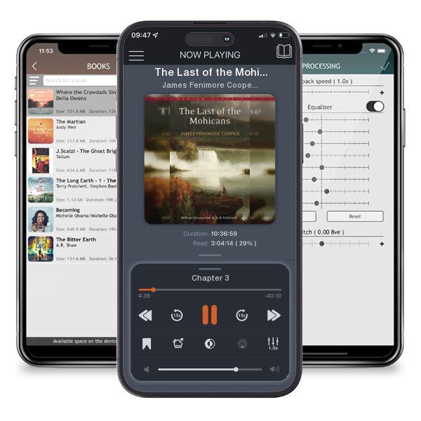 Download fo free audiobook The Last of the Mohicans by James Fenimore Cooper and listen anywhere on your iOS devices in the ListenBook app.