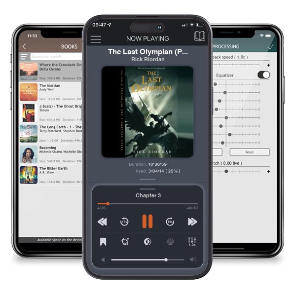 Download fo free audiobook The Last Olympian (Percy Jackson and the Olympians, #5) by Rick Riordan and listen anywhere on your iOS devices in the ListenBook app.