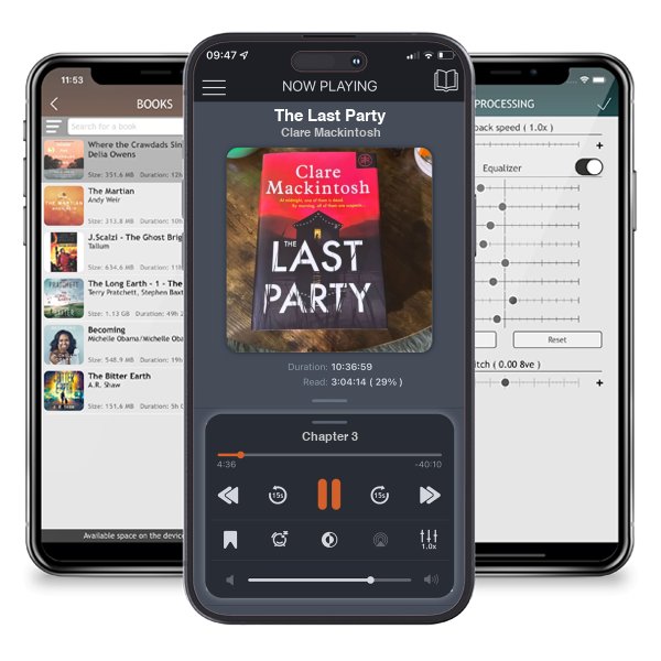 Download fo free audiobook The Last Party by Clare Mackintosh and listen anywhere on your iOS devices in the ListenBook app.