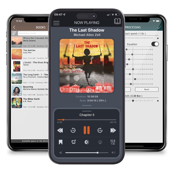 Download fo free audiobook The Last Shadow by Michael Allen Zell and listen anywhere on your iOS devices in the ListenBook app.